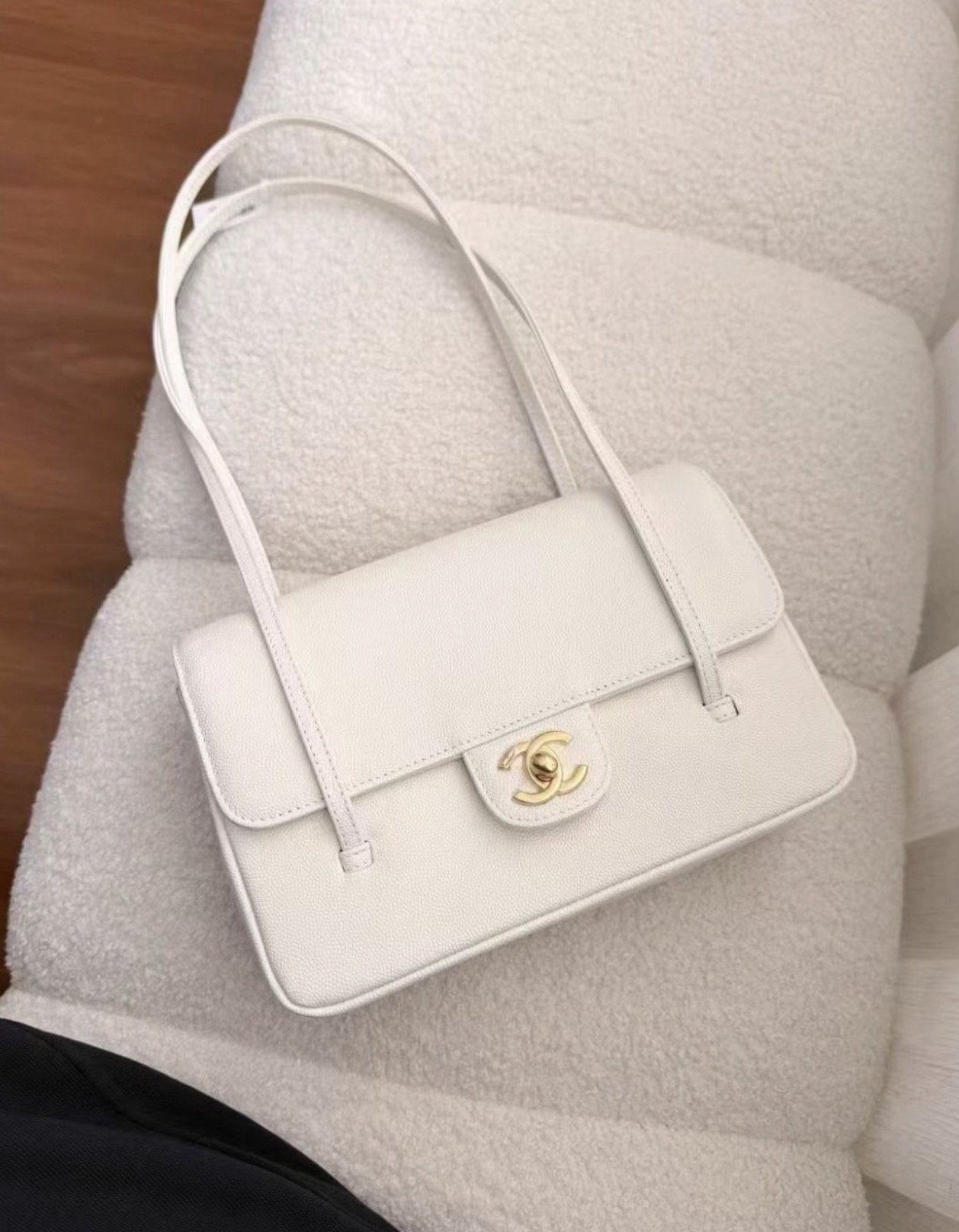 Chanel 白色 Small Preppy Coco 22cm
