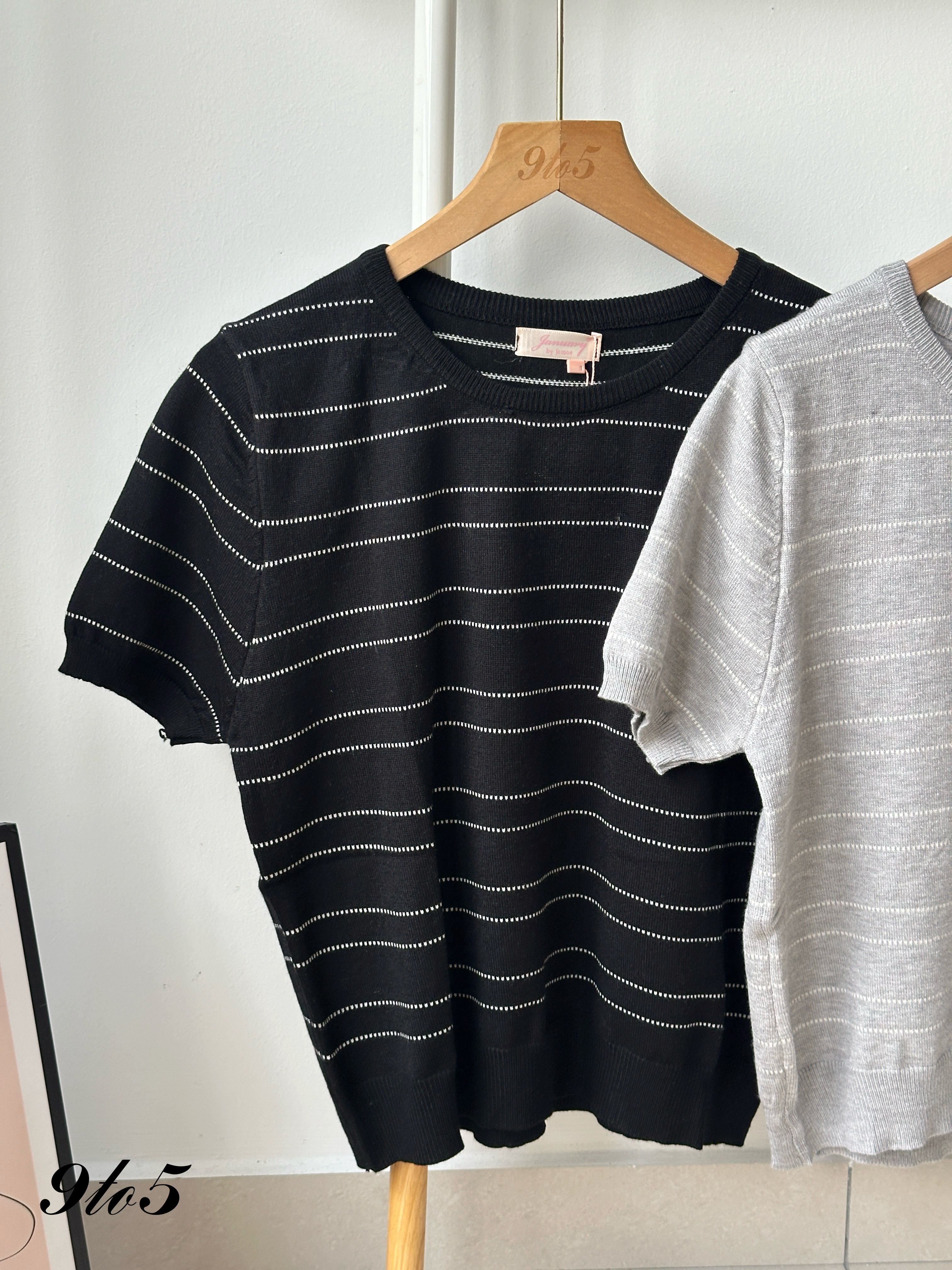 T4197 Stripe Knit Top - 4 Colors 