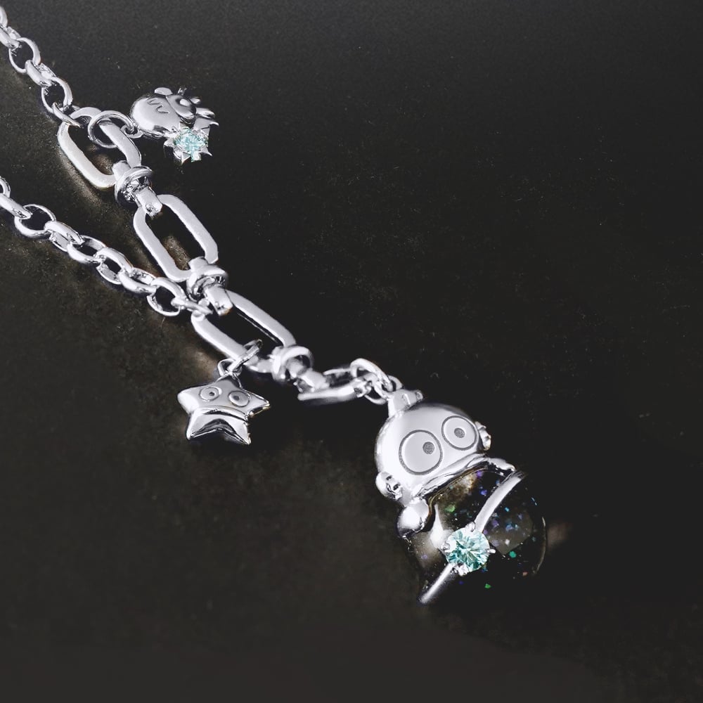 📦訂購 台灣限定 三麗鷗SanrioＸSTORY 故事銀飾 Hangyodon 星球系列 水怪 晶鑽造型頸鏈