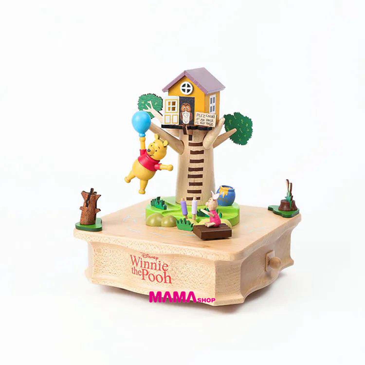 台灣直送迪士尼小熊維尼繞圈音樂盒