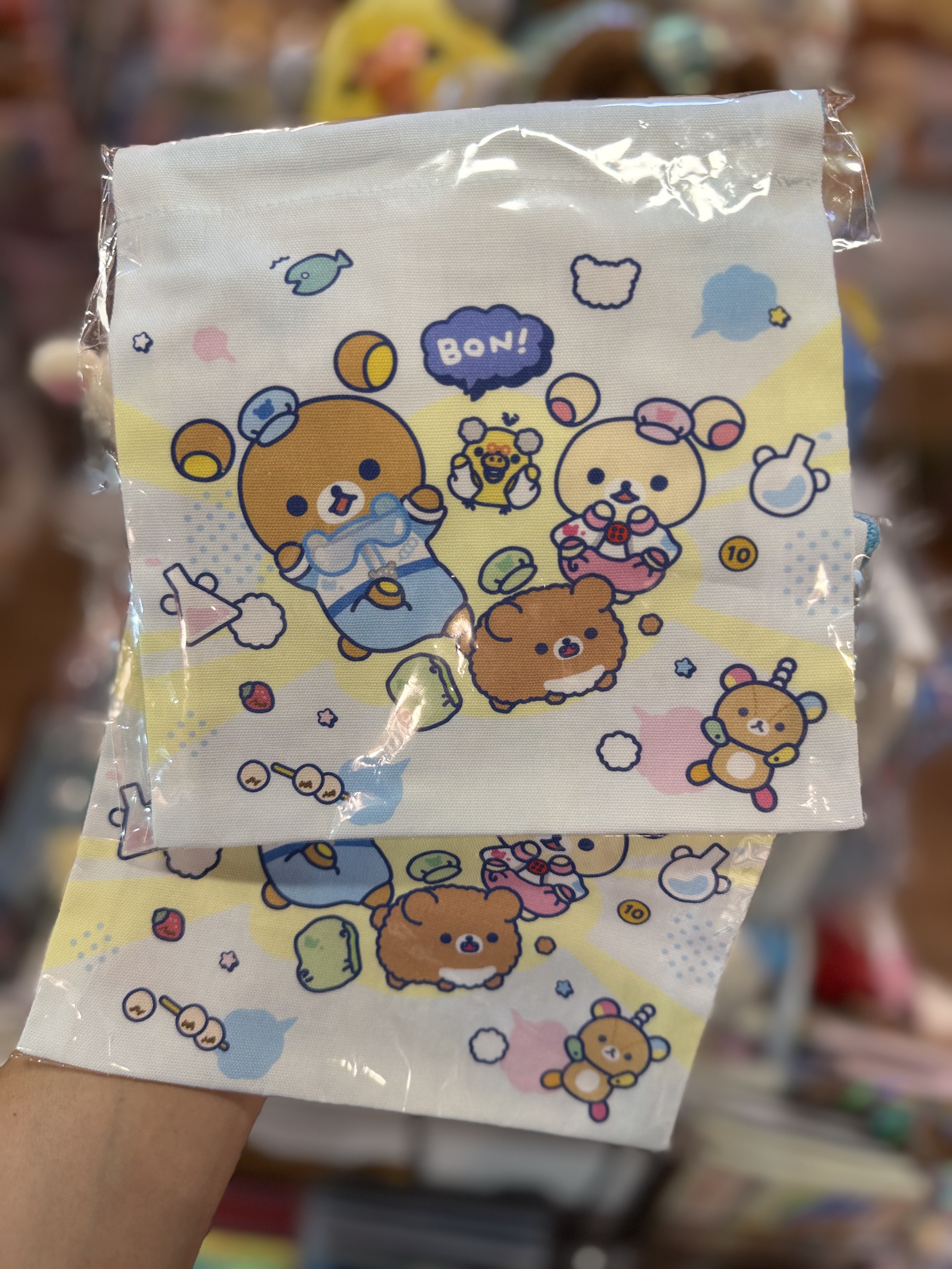 《現貨》全新日本專店限定rilakkuma實驗室系列索袋