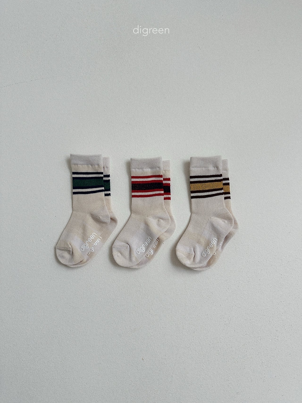 Digreen | authentic socks  set of 3