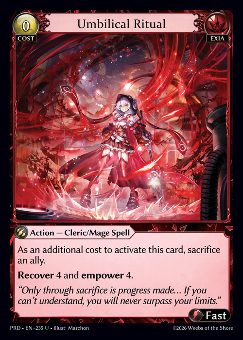Umbilical Ritual / PRD-235 (U)