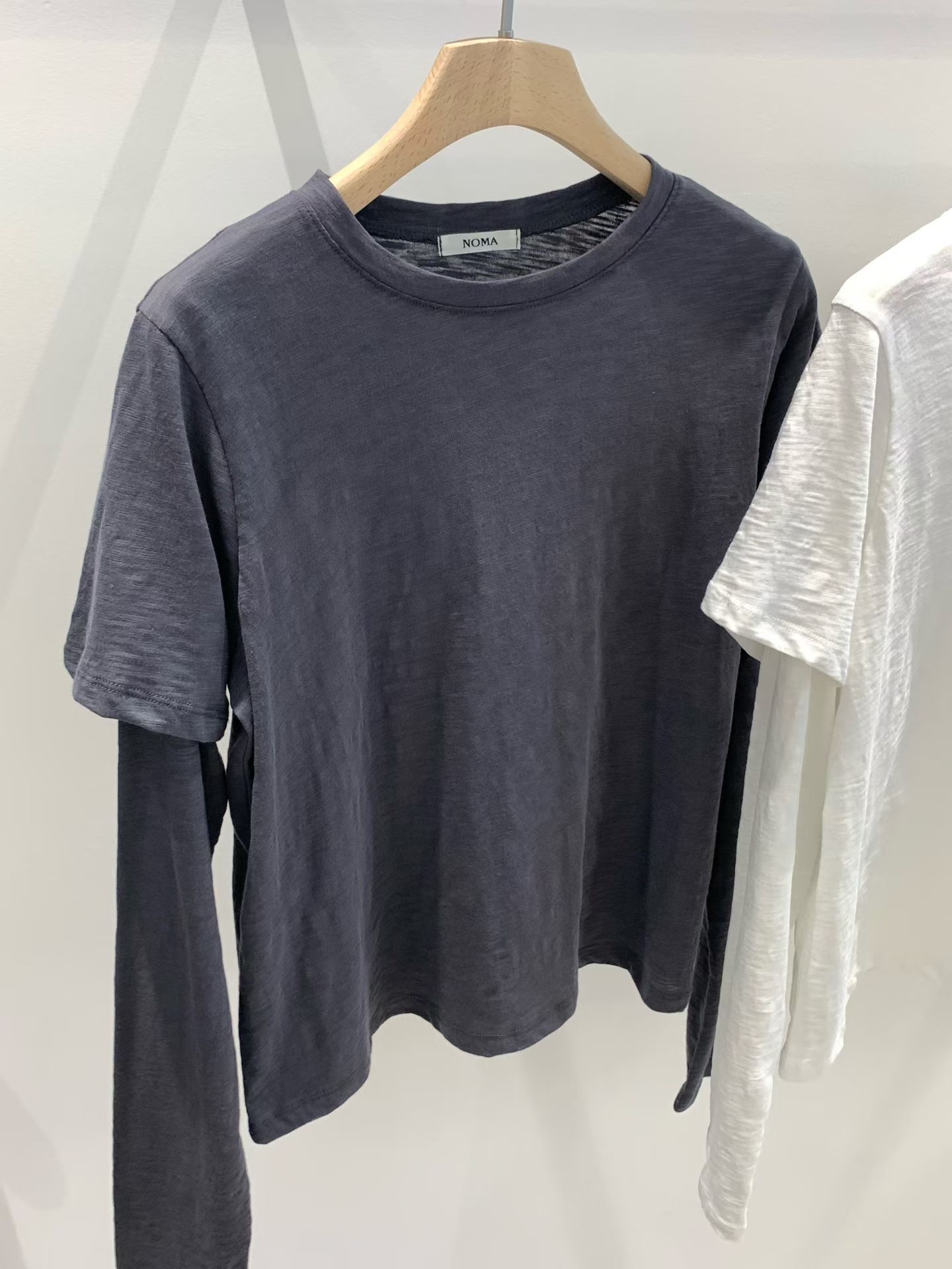 221533 假兩件淨色Tee