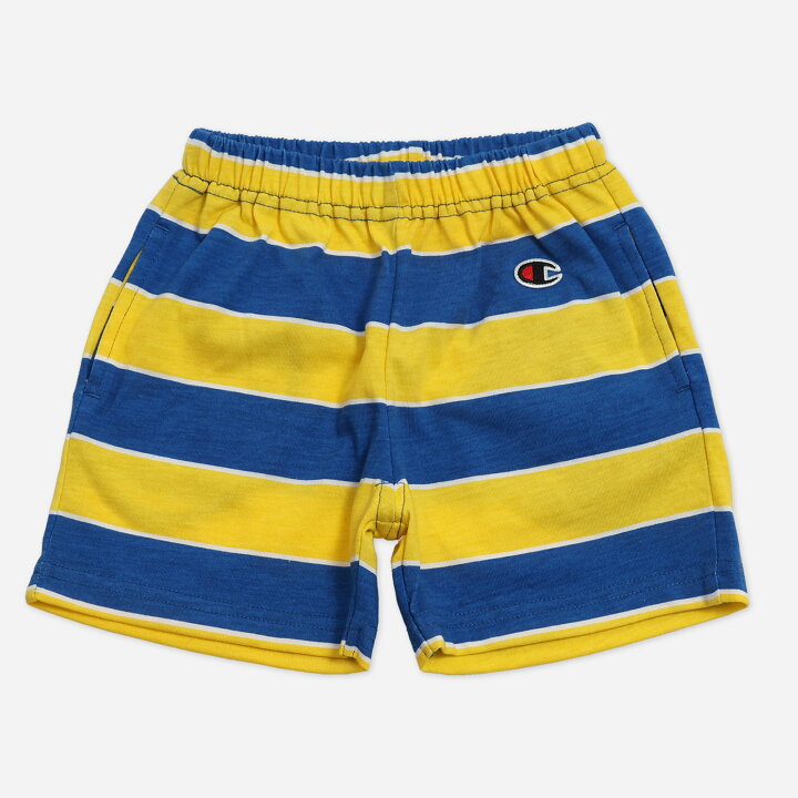 🇯🇵預訂 日本直送🇯🇵Champion三色標誌刺繡撞色間條短褲