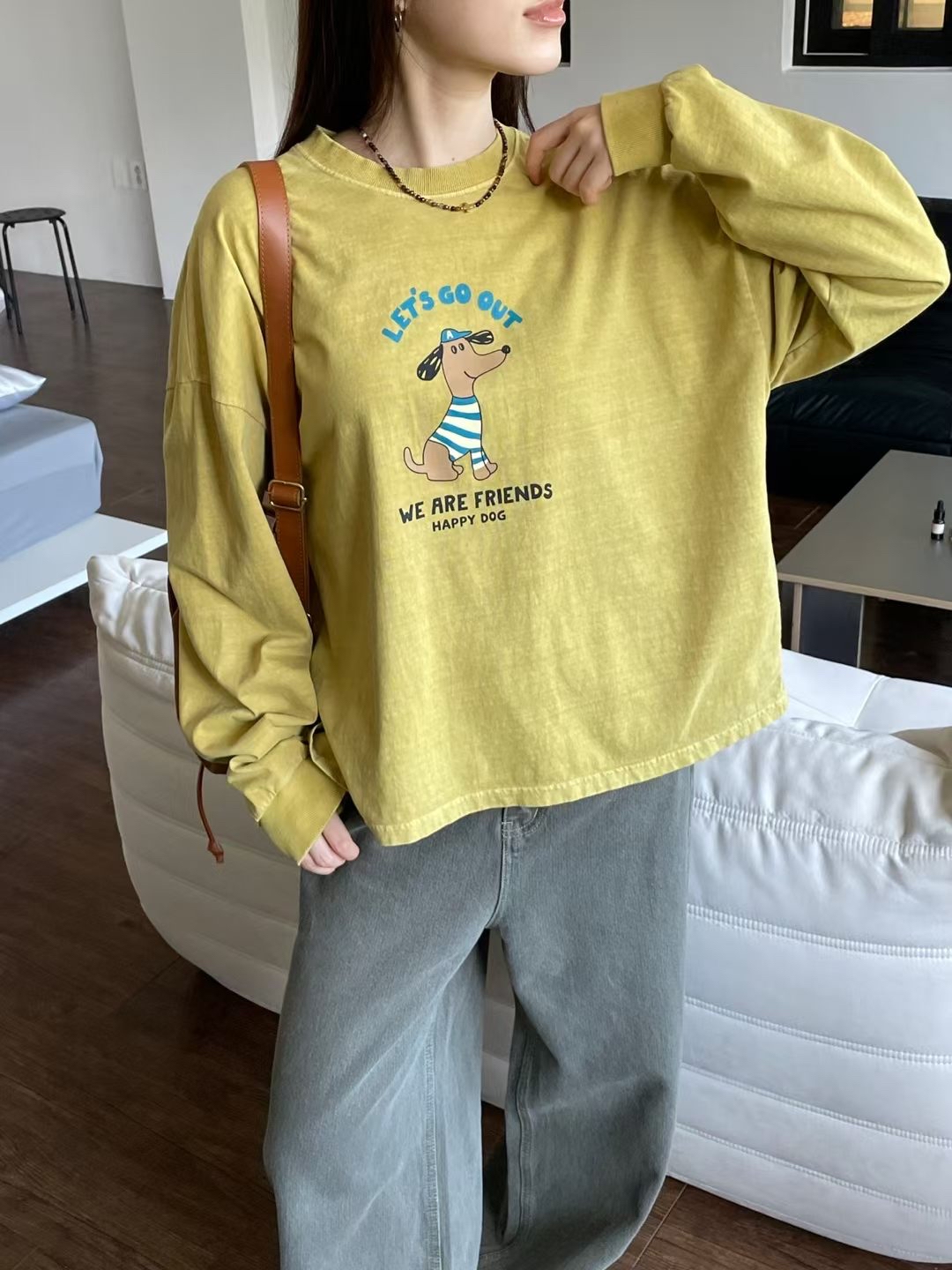 221650 橫間衫狗仔tee