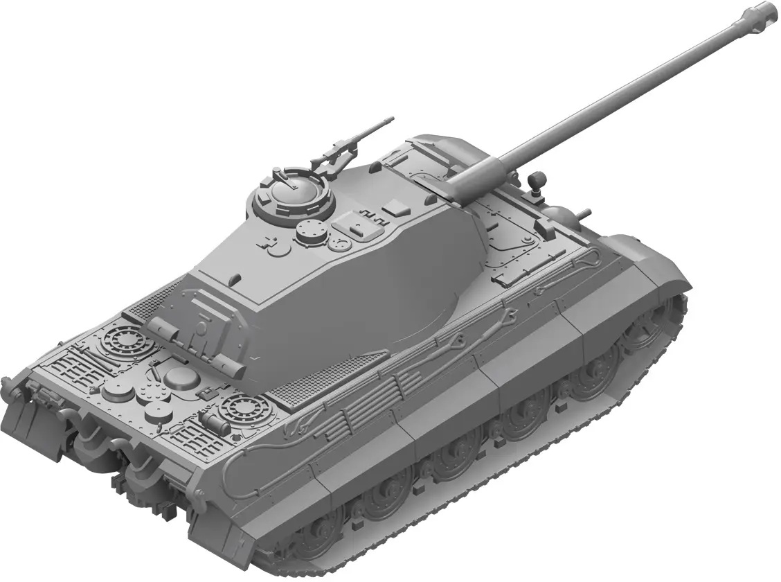 1/144 German Army Tiger II (P) (x3)