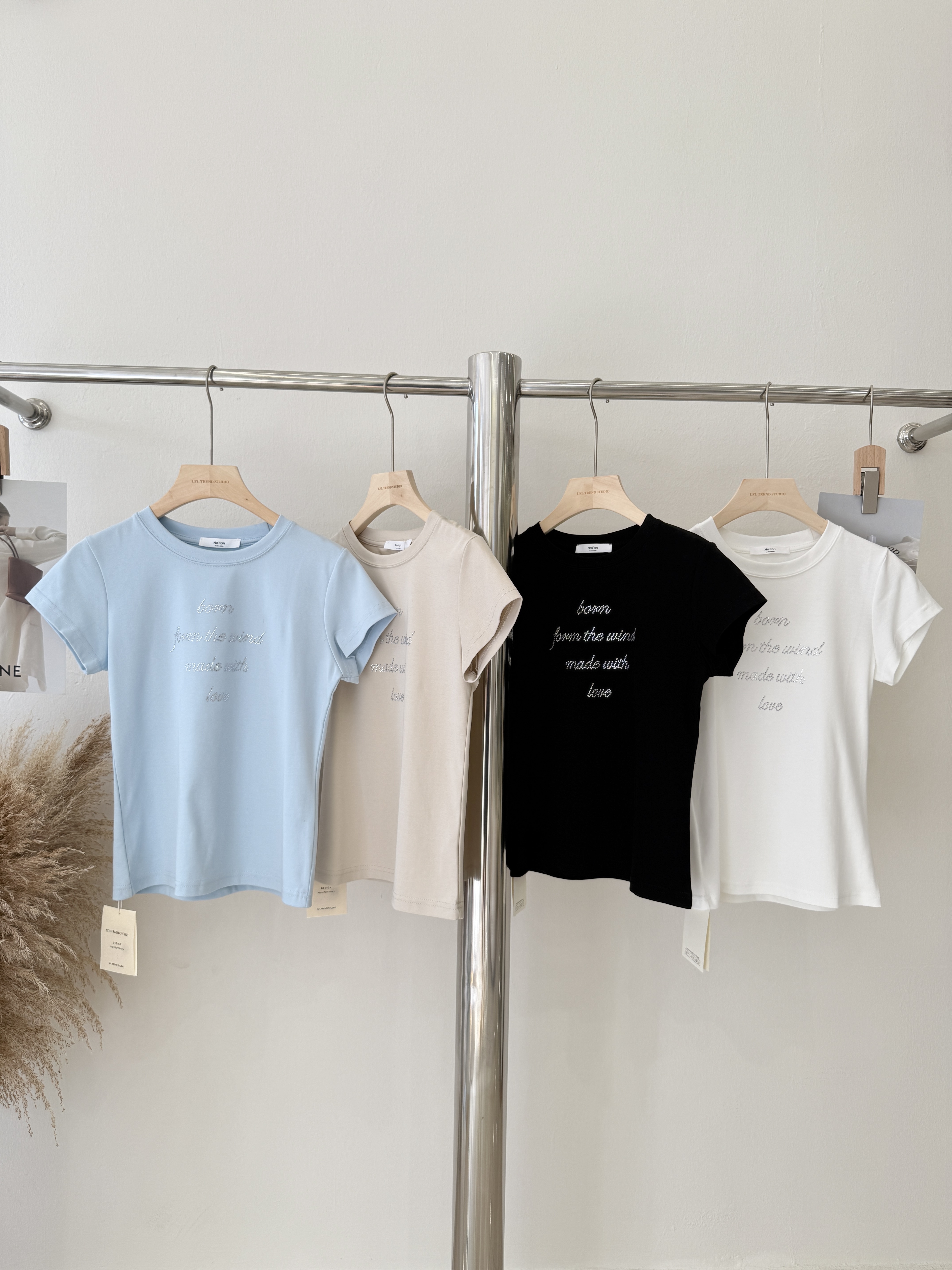 6956 时尚设计感字母短袖