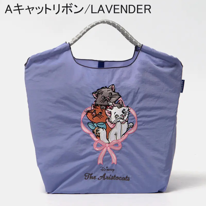 日本預訂📍日本限定Ball & Chain x 迪士尼貓貓刺繡圖案袋 (M Size) 不包郵