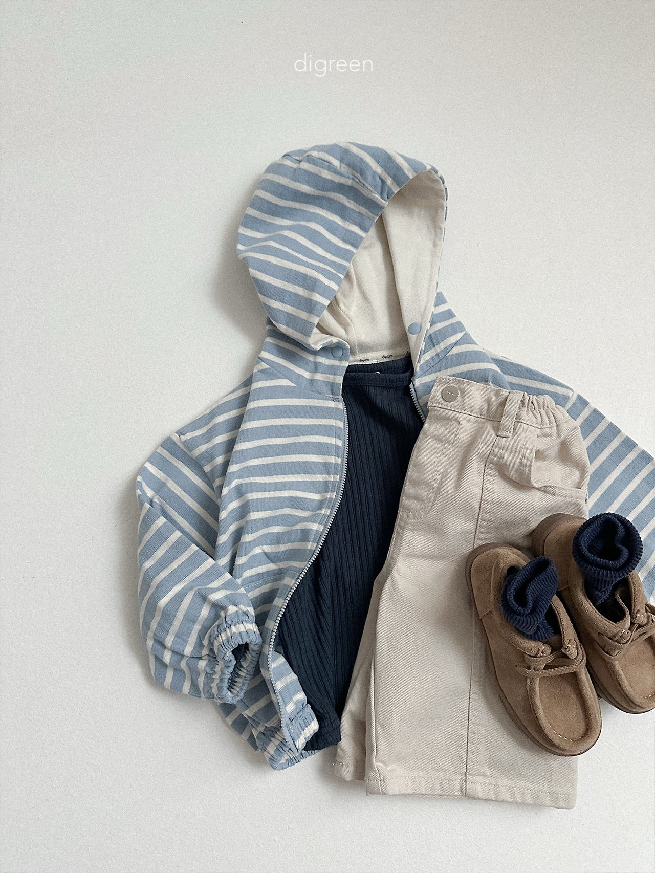 Digreen | candy hood zip-up 