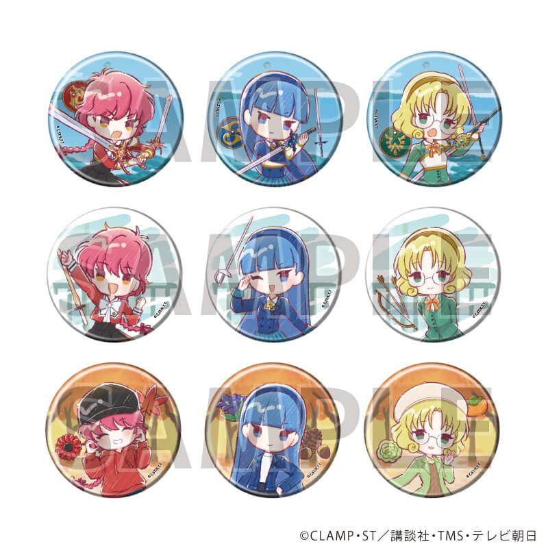 《Pre-Order》Chibi Can Badge｜Magic Knight Rayearth 魔法騎士 X eeo (26C89-P）