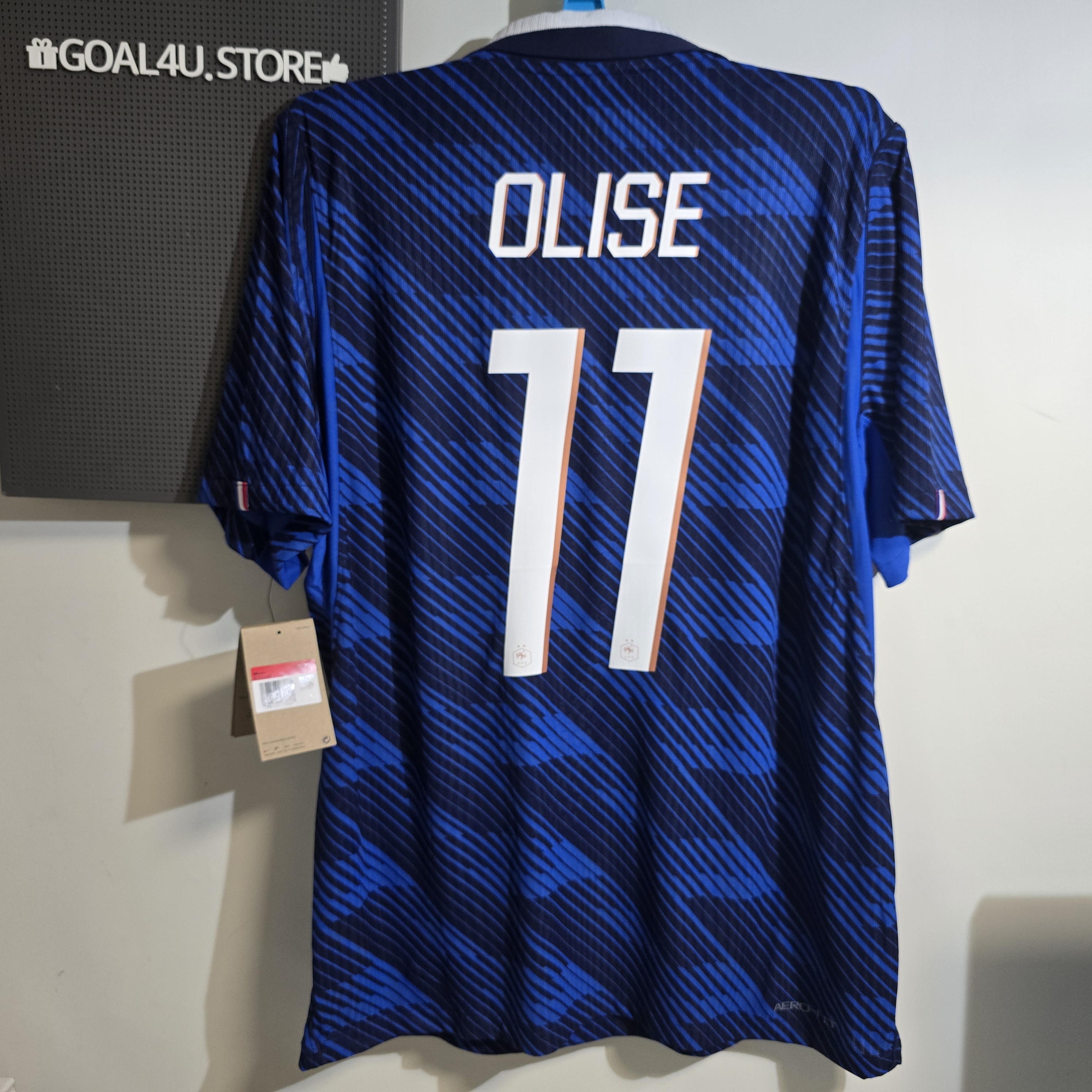🗽致敬自由女神 Nike France 法國 2026-27 主場球員版球衣 (可加印字章) IB5158
