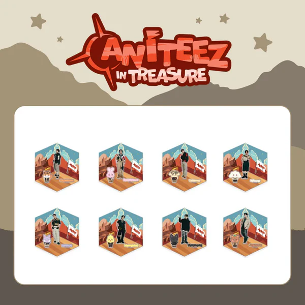 ATEEZ - [ANITEEZ IN TREASURE] ACRYLIC TREASURE STAND - JJONGrami