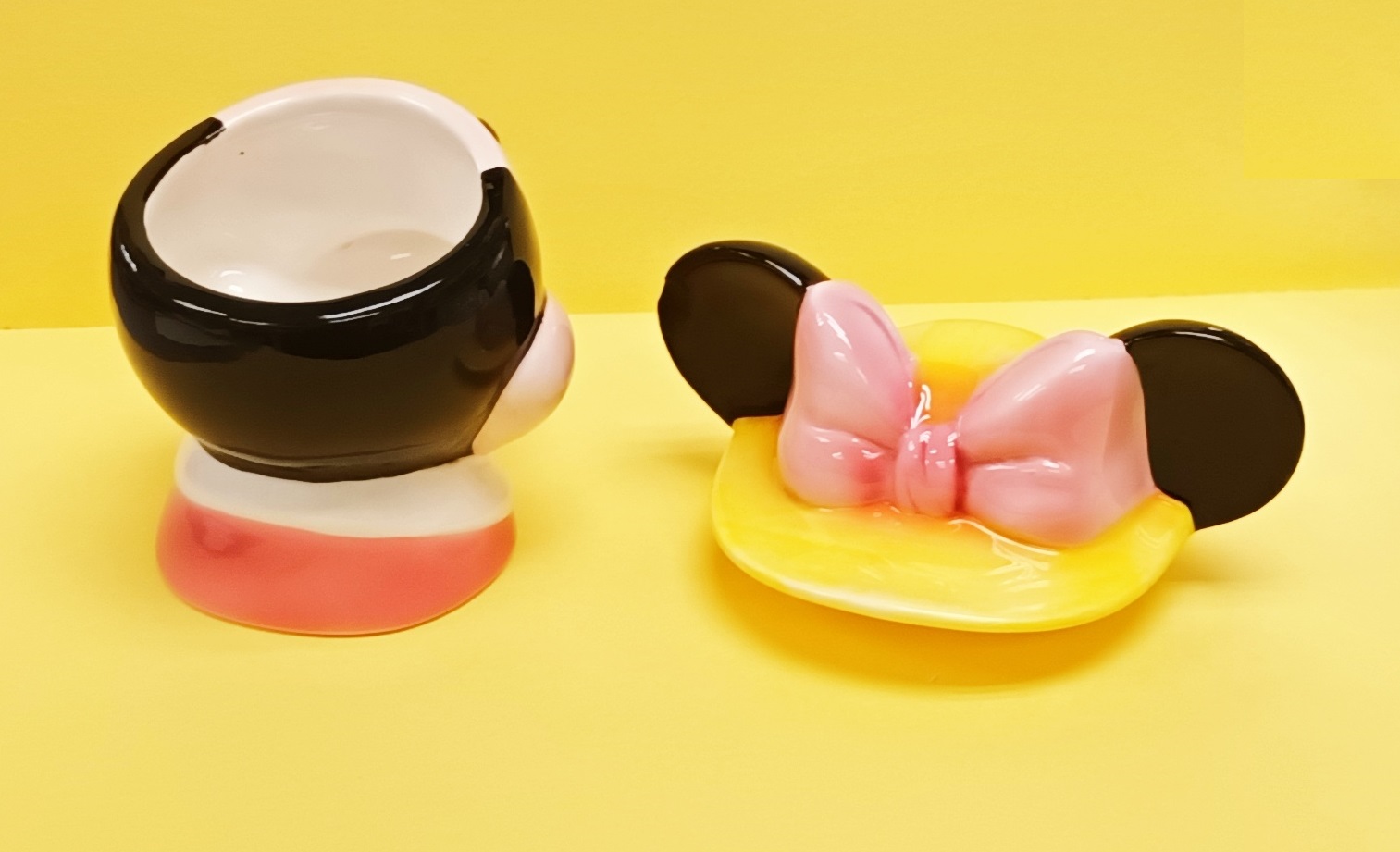 COVERED BOX 有蓋收纳瓷器 Minnie Mouse   (KD-104)