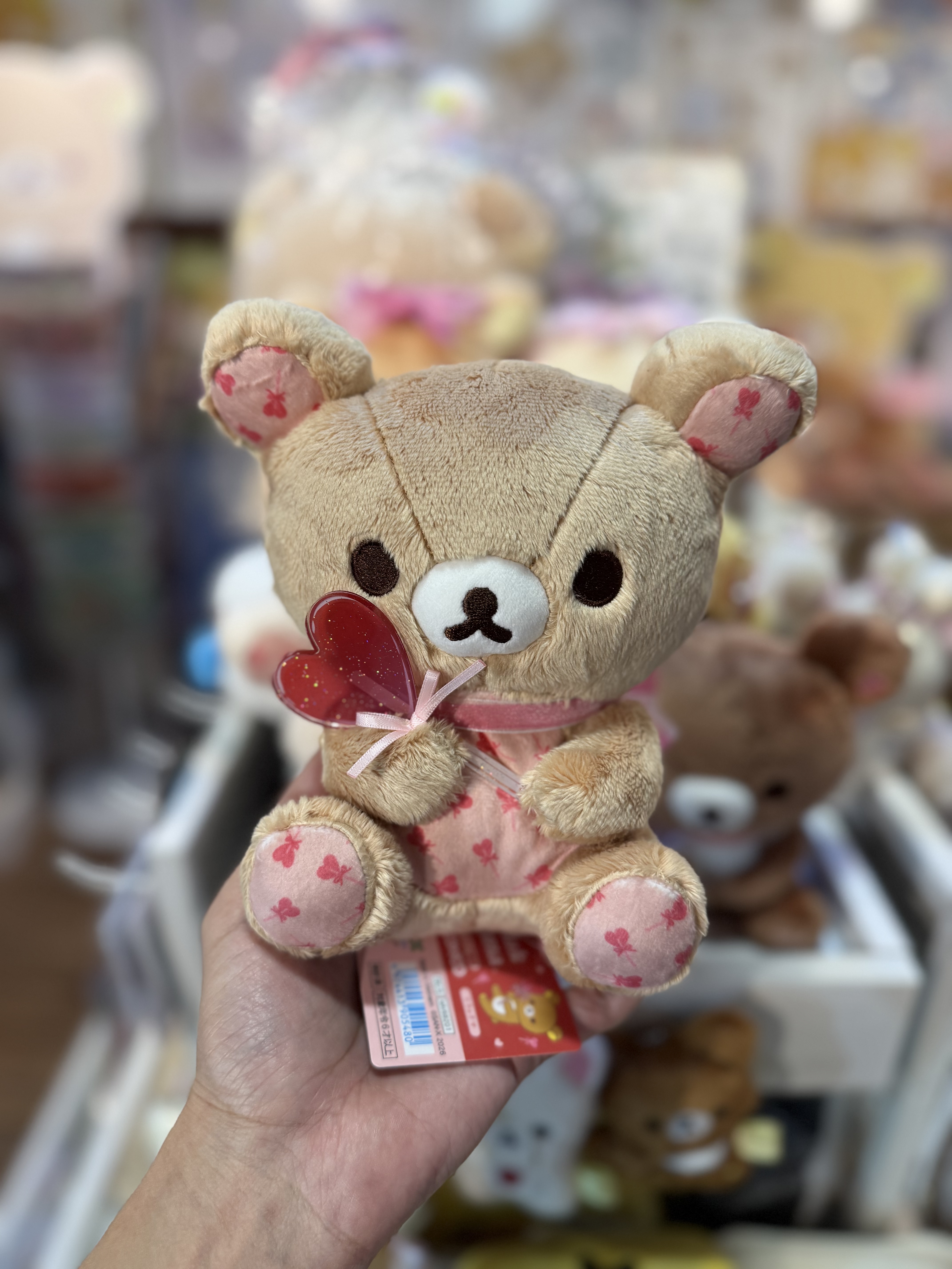 《現貨》全新日本專店限定 Rilakkuma情人節造型公仔