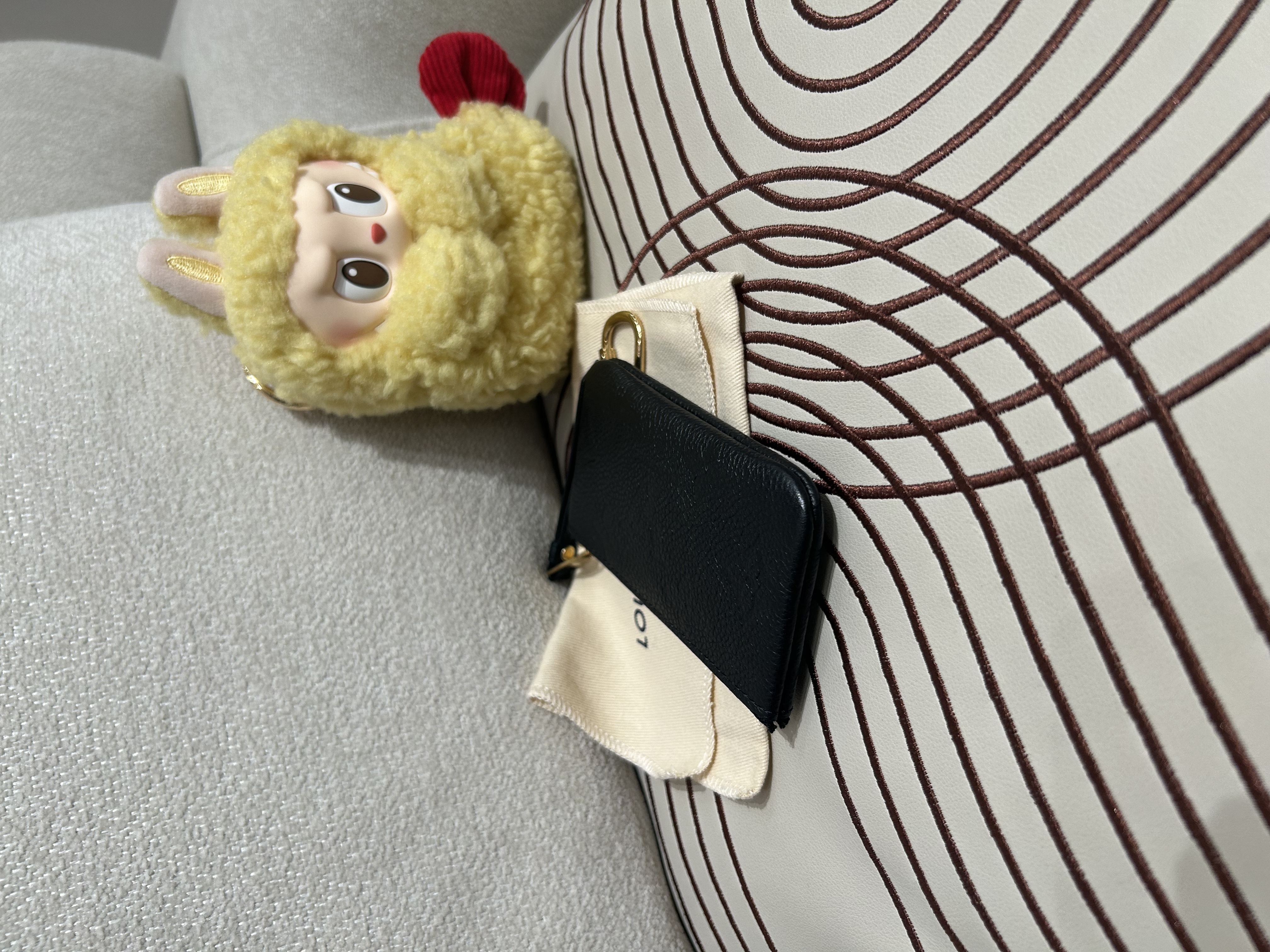 LV M80879 Key & Coin Case Calfskin Black 100%Authentic, 99%New ✅Dust bag✅Box