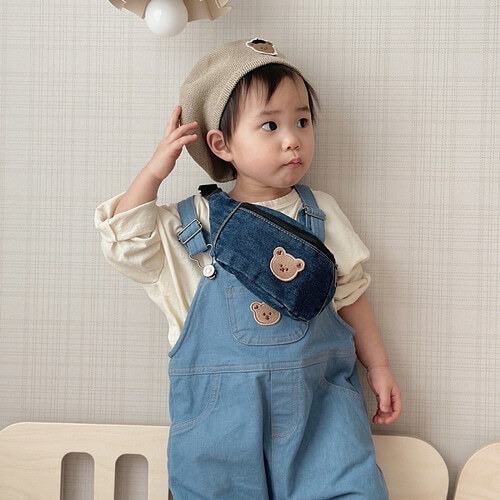Dottodot 牛仔腰包 斜揹袋
