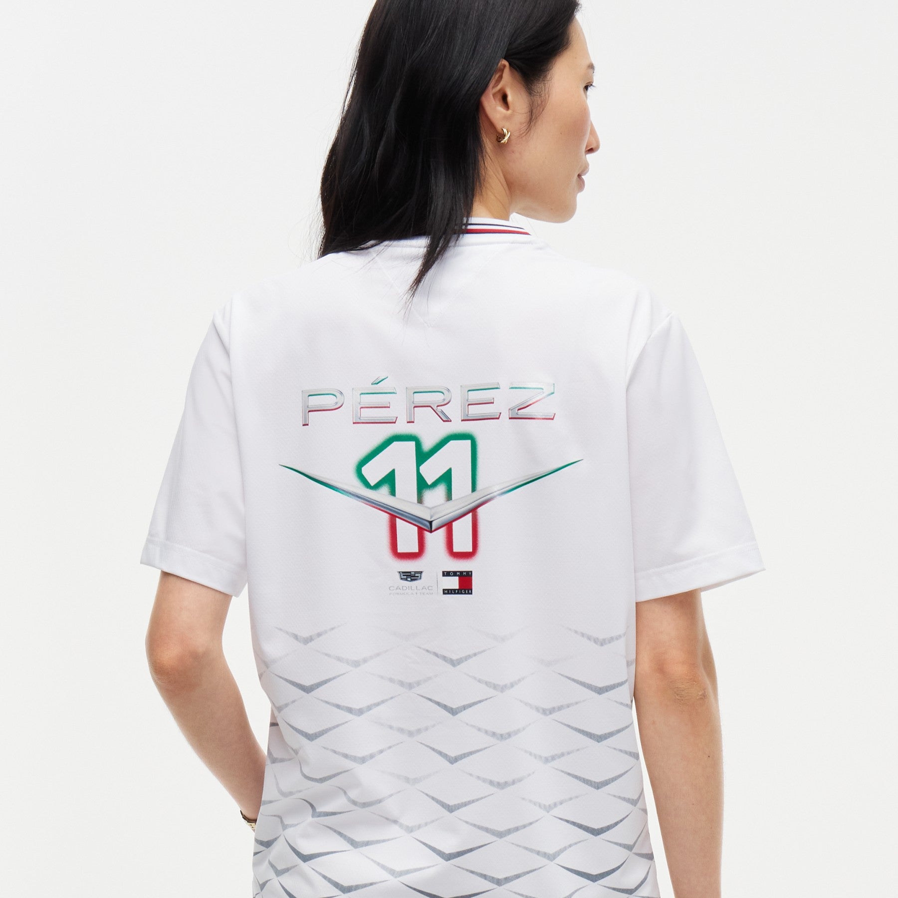 TH x Cadillac F1 Team 凱迪拉克車隊Sergio Perez 墨西哥特別版白色賽車服 MN0MN00145BDS