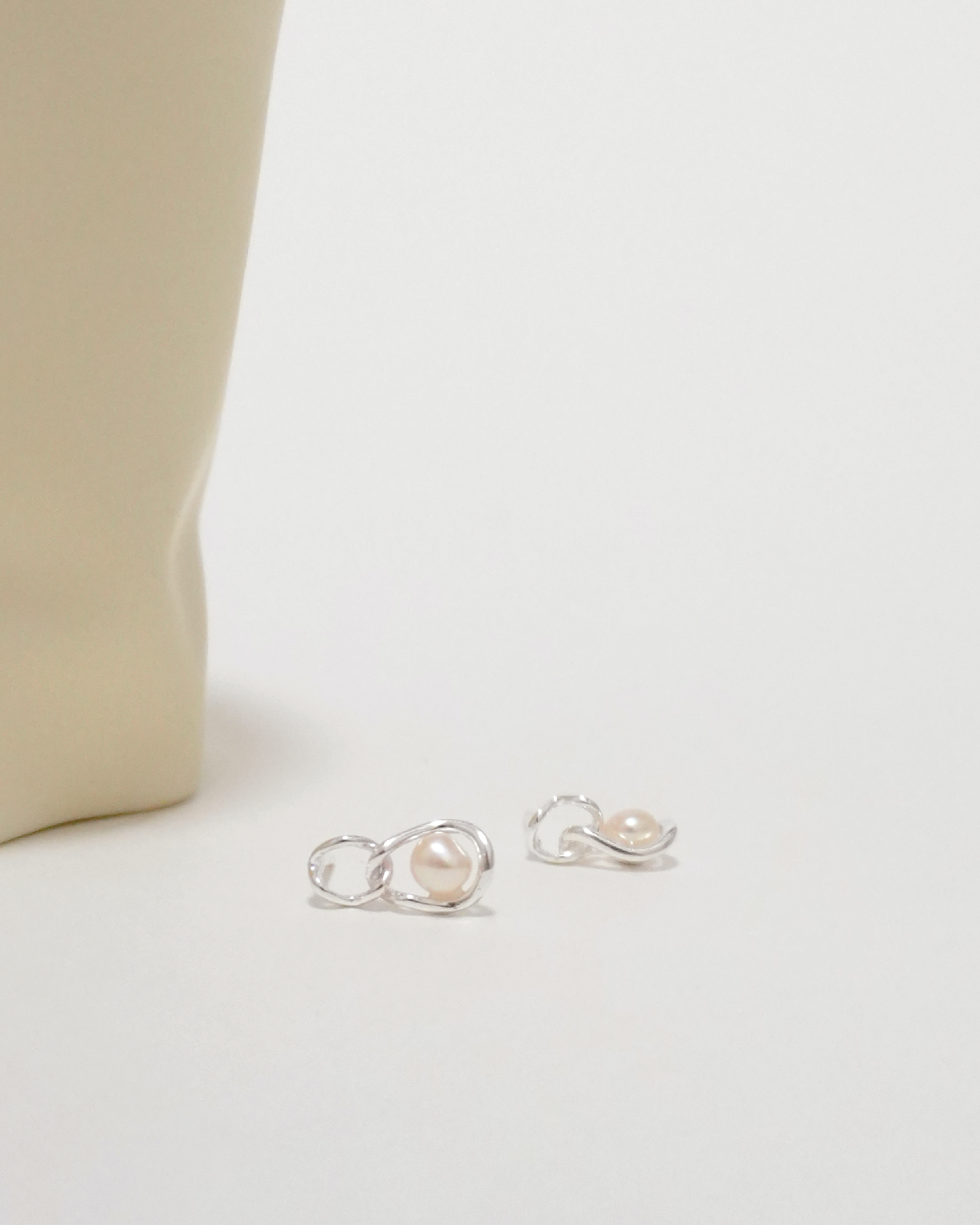 Gentle Embrace Pearl Earrings