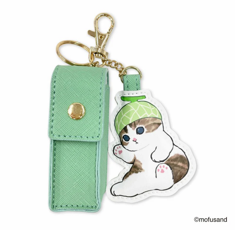 日本Mofusand 皮製唇膏套