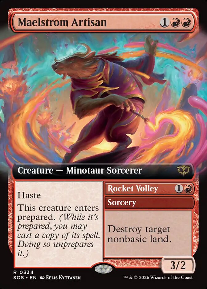 [EN] [Foil] Maelstrom Artisan // Rocket Volley [SOS-334] R