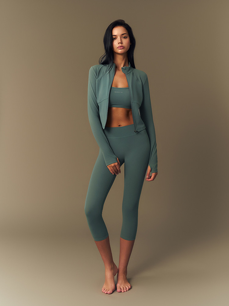 【低腰美型8分Leggings】預購_高強支撐Compression Low-rise Cropped Leggings by Grandeline