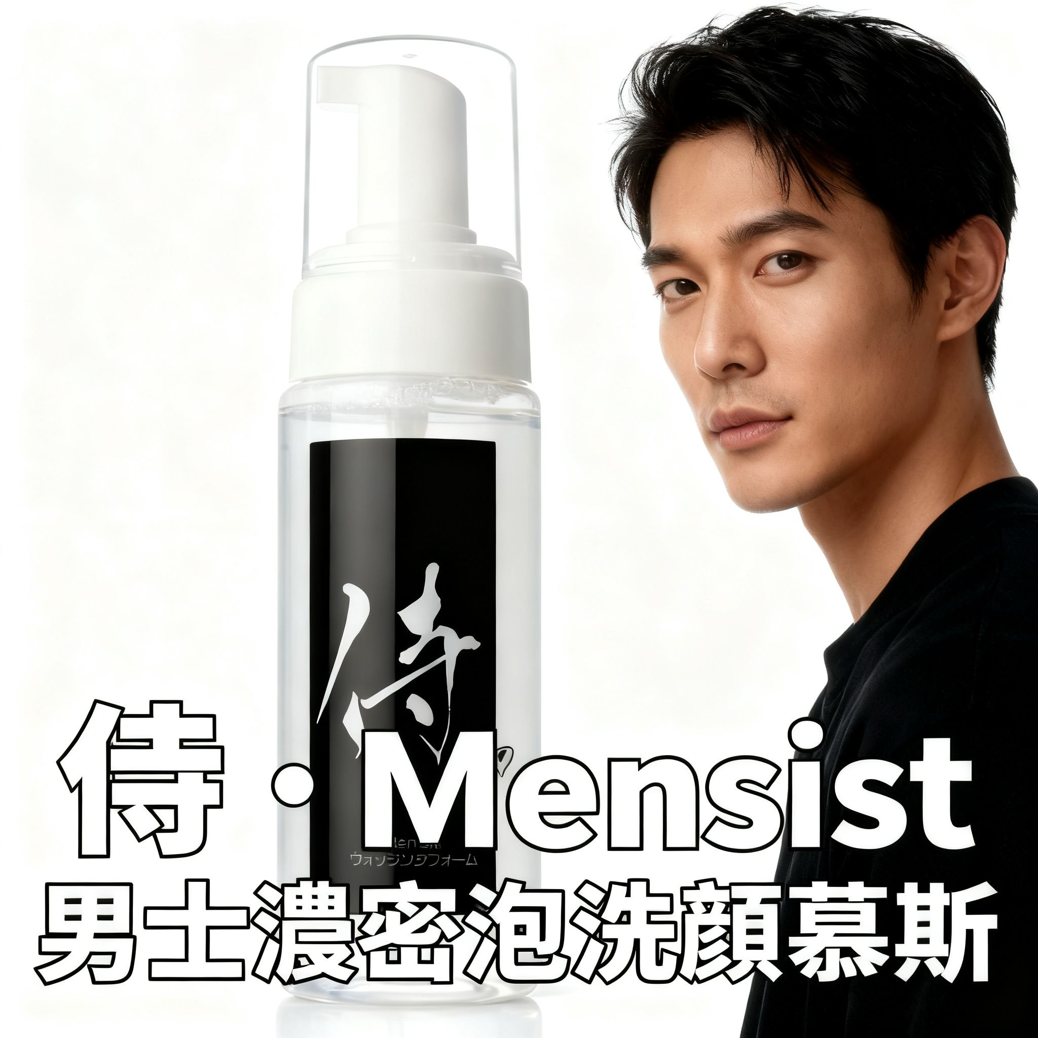  侍・Mensist 男士濃密泡洗顏慕斯（Washing Foam）【日本製】