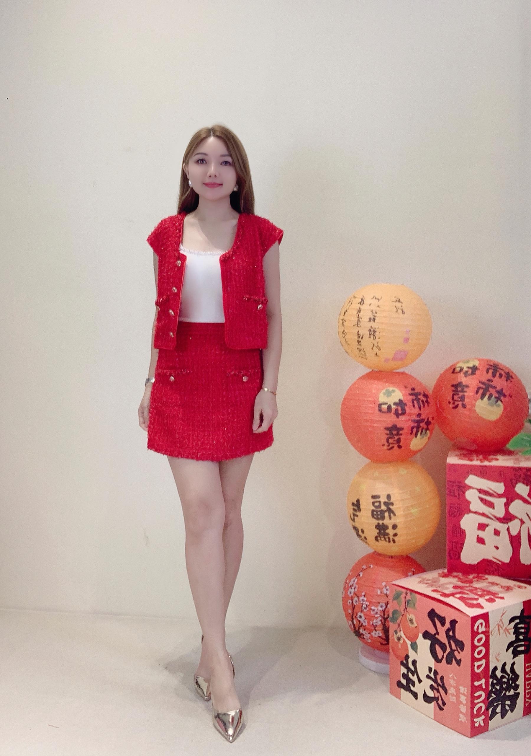 独家小香风裤裙 1607