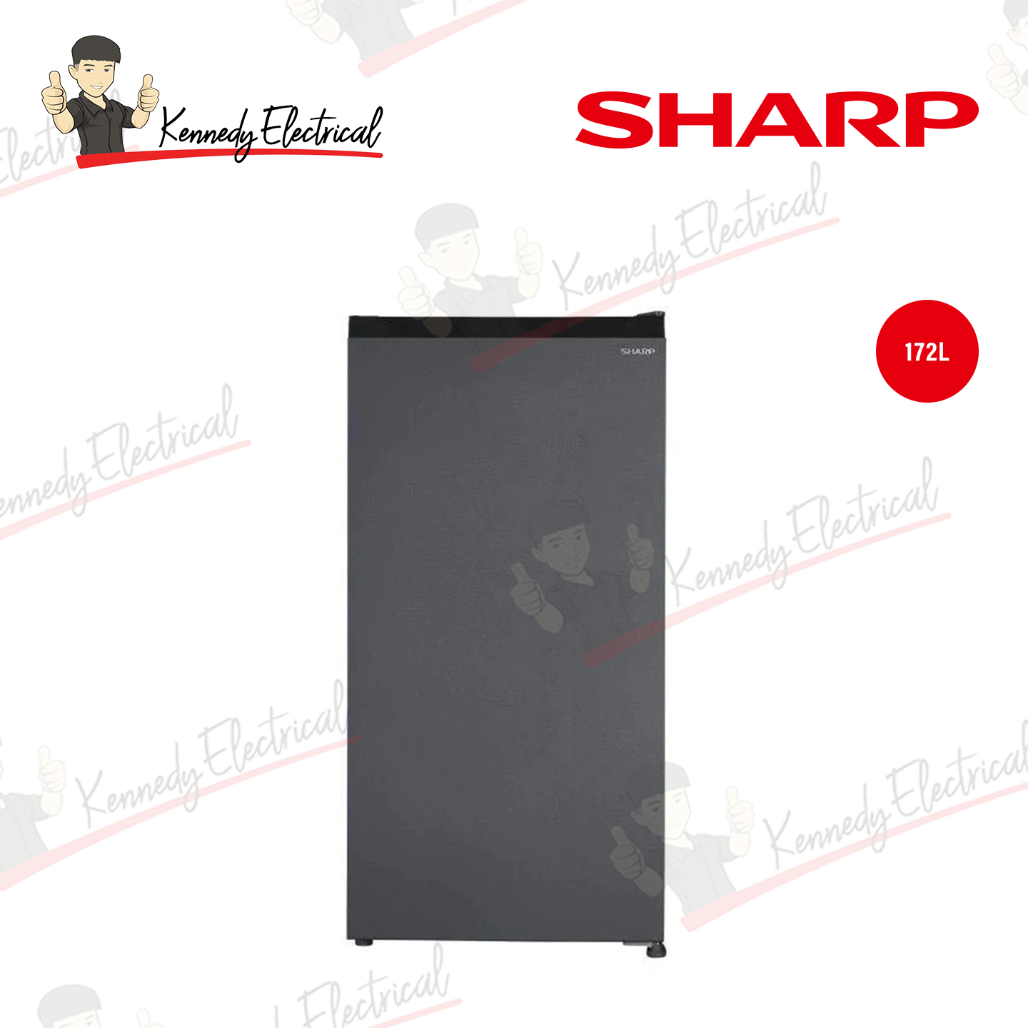 Sharp 170L 1-Door Refrigerator (SJD2122MDS)