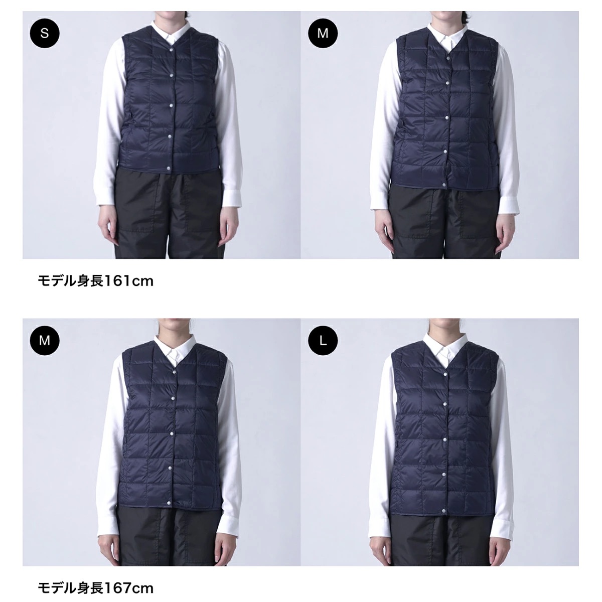 日本代購【 2026年秋冬新產色 日本直送 TAION 女裝經典V領內膽羽絨背心 TAION Women Basic V-Neck Button Inner Down Vest (TAION-W001) 】