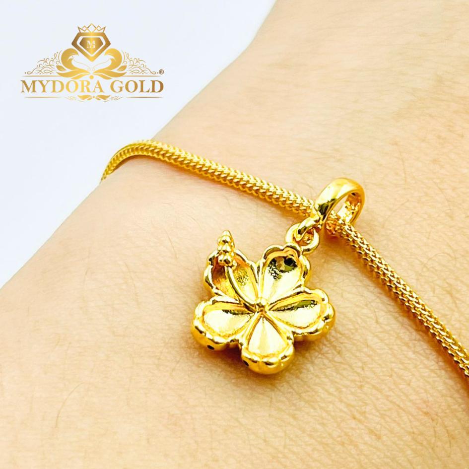 MYDORA Charm Bunga Raya Full Gold (5G) l EMAS 916/22K