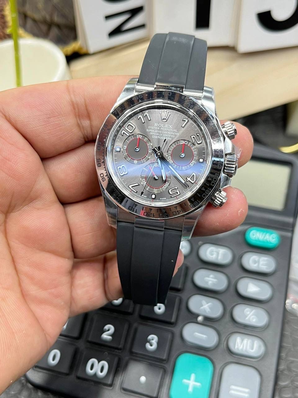 劳力士迪通拿/40mm灰魔迪/丹东全自动机械机芯🌟