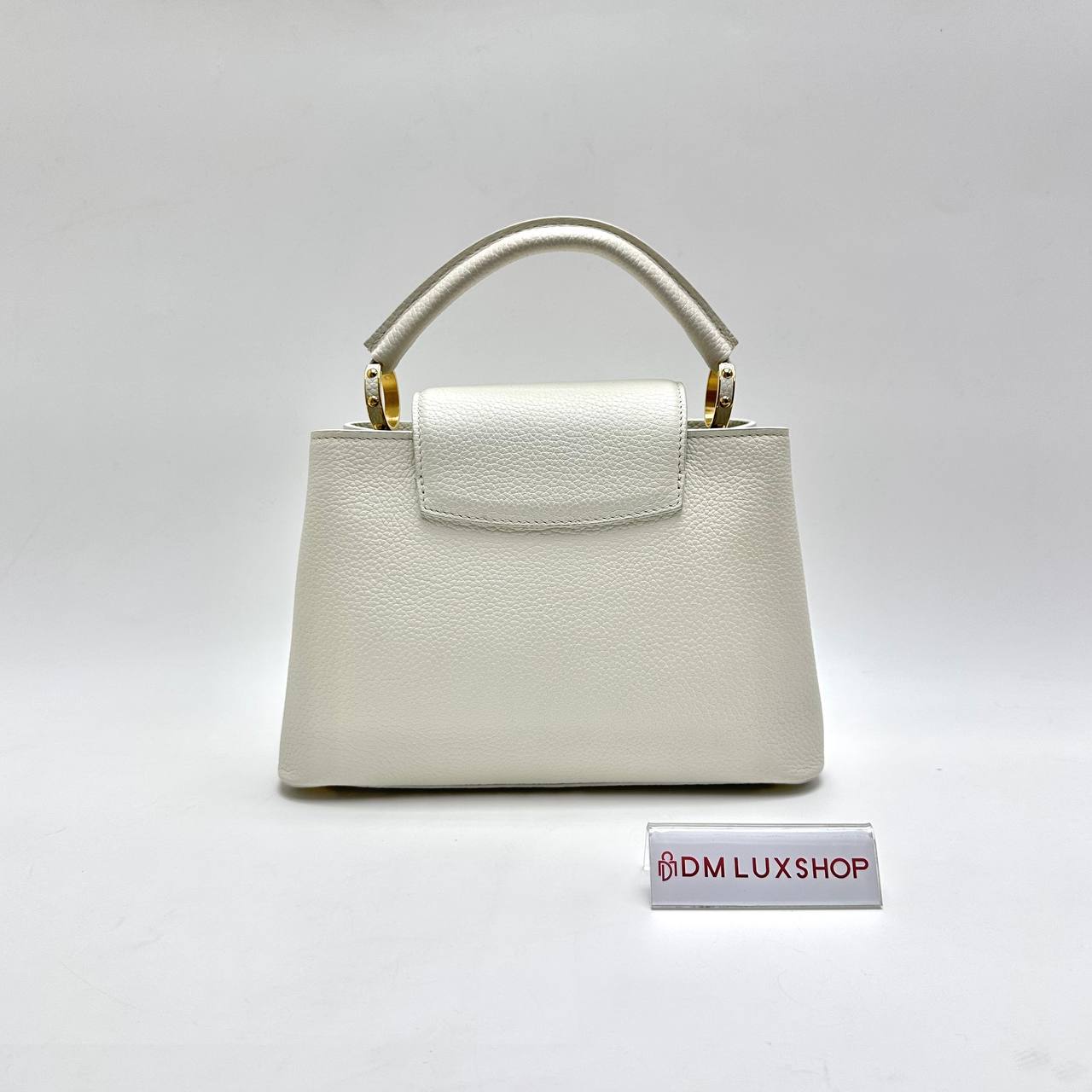LV Capucines BB White