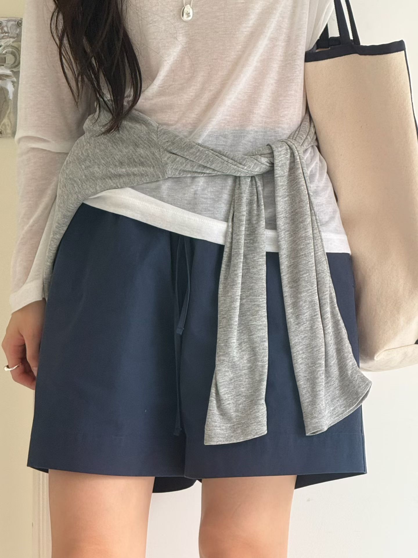 221164橡筋索腰短褲