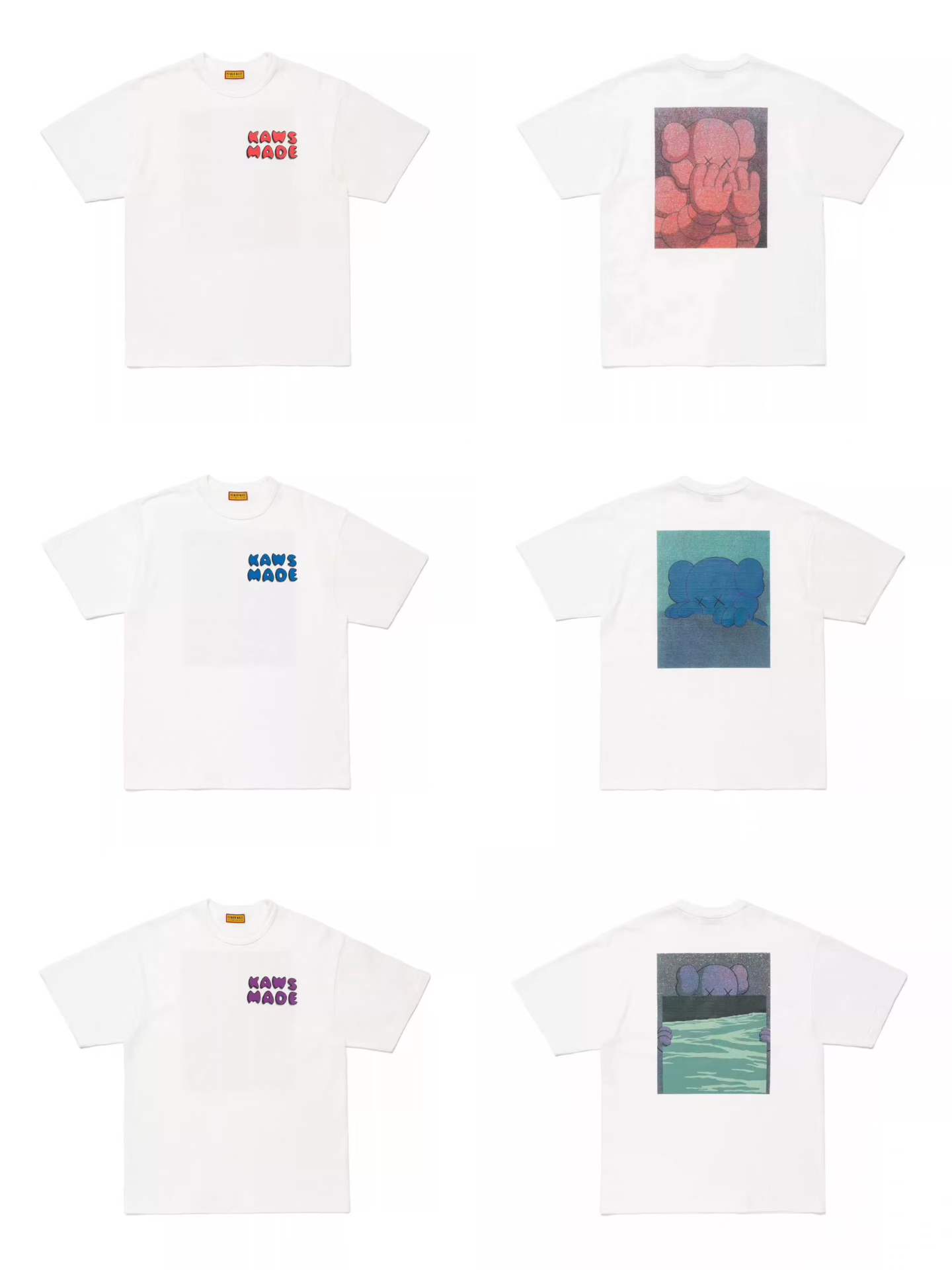 預訂 HUMAN MADE × KAWS ART 短袖Tee [貨號26A361]