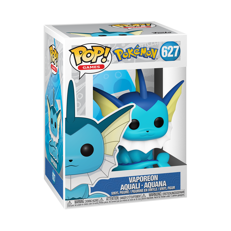 📦訂購 英國代購 Funko POP! Pokemon Vaporeon Figure 寵物小精靈 水伊貝 模型 
