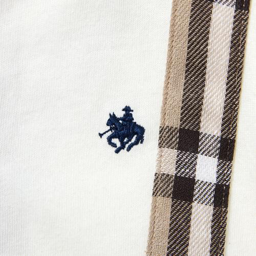 🇯🇵預訂 日本直送🇯🇵Polo Baby標誌刺繡格紋吊帶短袖連身服