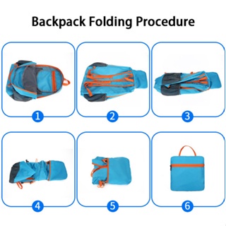 12 L Retractable Hiking Backpack / Travel Backpack