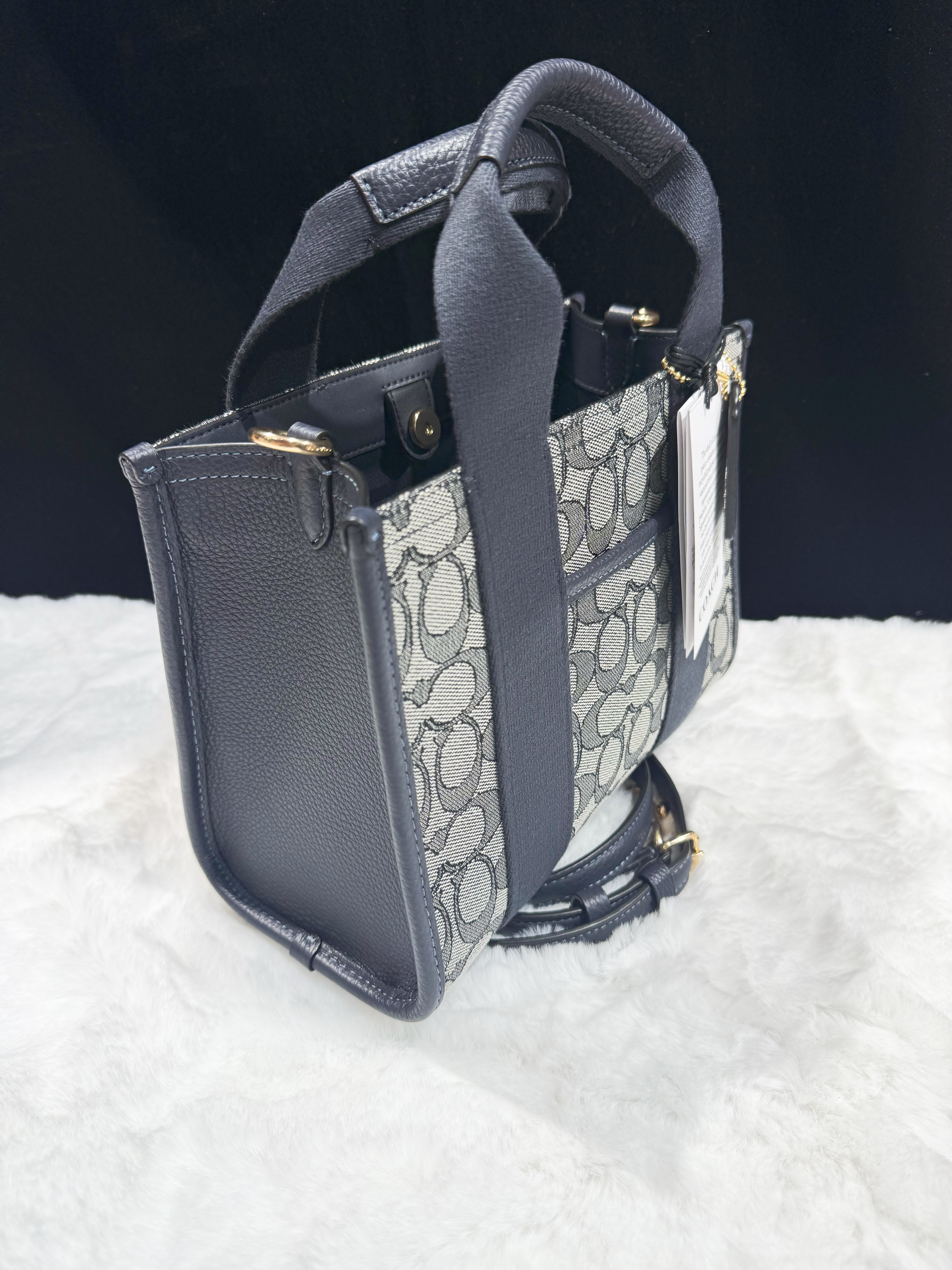 Coach Smith tote canvas/navy/m