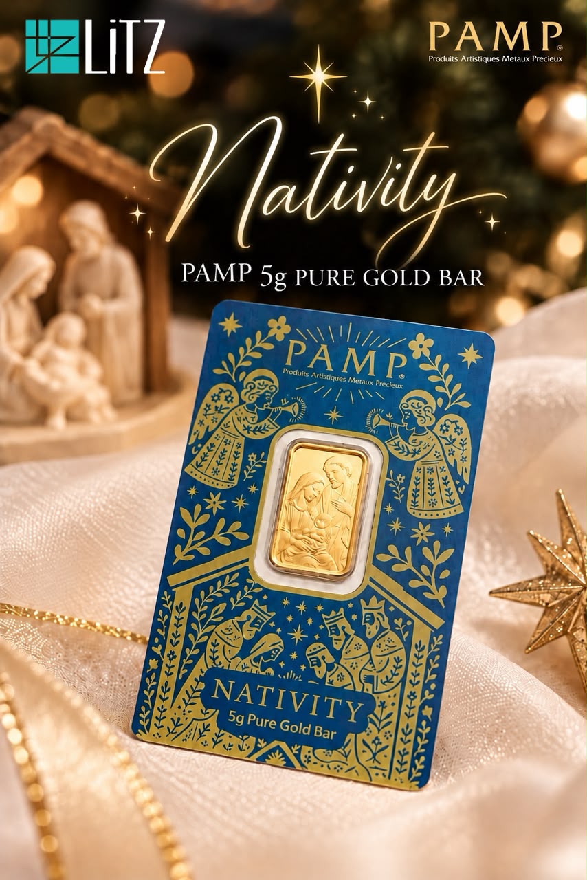 [5 gram] LITZ PAMP The Nativity Limited Edition Gold Bar (999.9) PG088