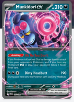  Pokemon TCG Card Game - MUNKIDORI ex