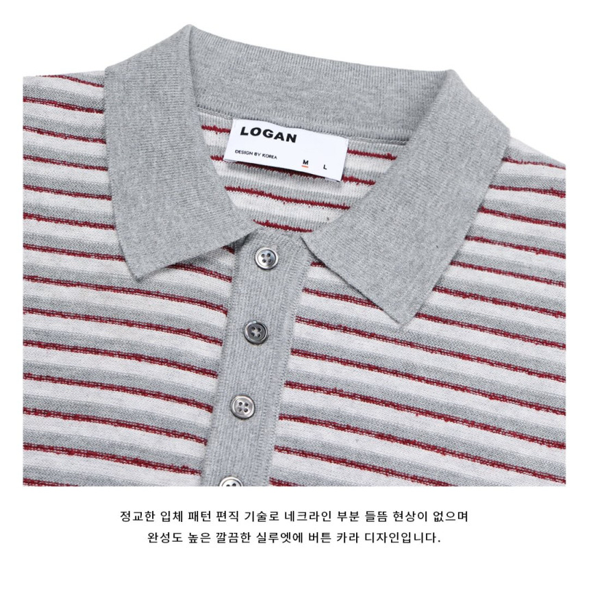 🇰🇷橫間4鈕扣領Polo | Four Button Polo