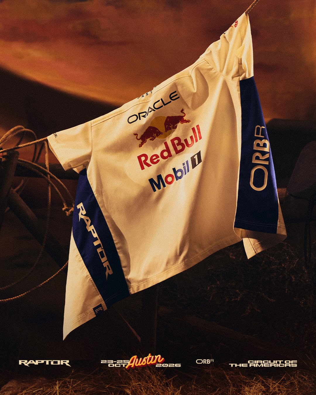 Castore F1 Red Bull Racing 紅牛車隊 2026 美國站限定工作襯衫 MSU00023RBR-U051