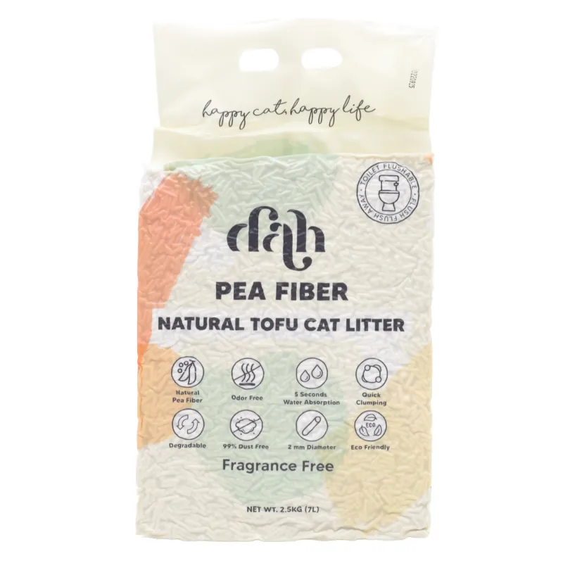 dah 天然豆腐貓砂7L ｜優質豌豆纖維製造 ［原箱6包］