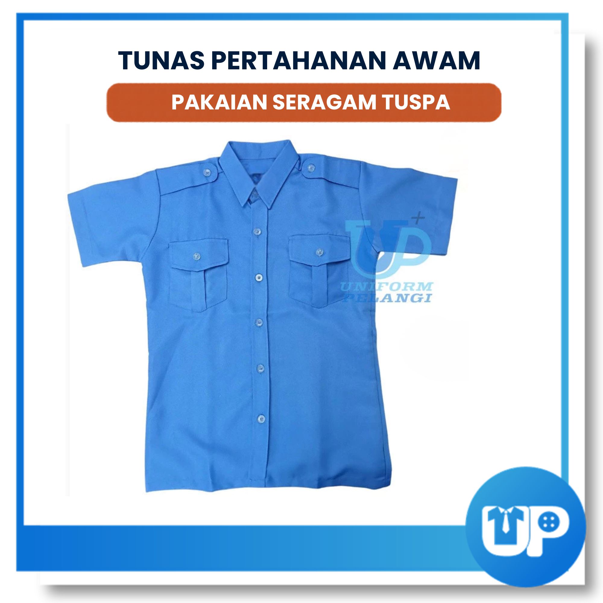 (SET LENGKAP) TUSPA Pakaian Seragam Uniform Lengakap Tunas Pertahanan Awam Sekolah Rendah