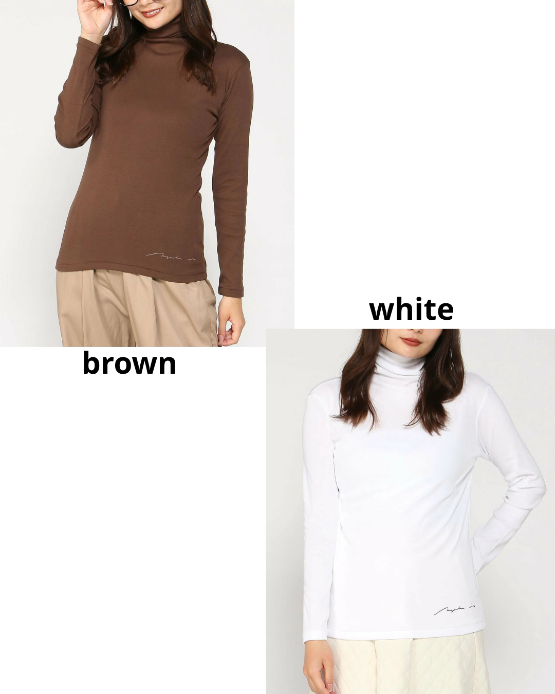 日本代購【 日本直送 日本製 女裝 高領衫 | made in japan turtleneck long sleeve 】