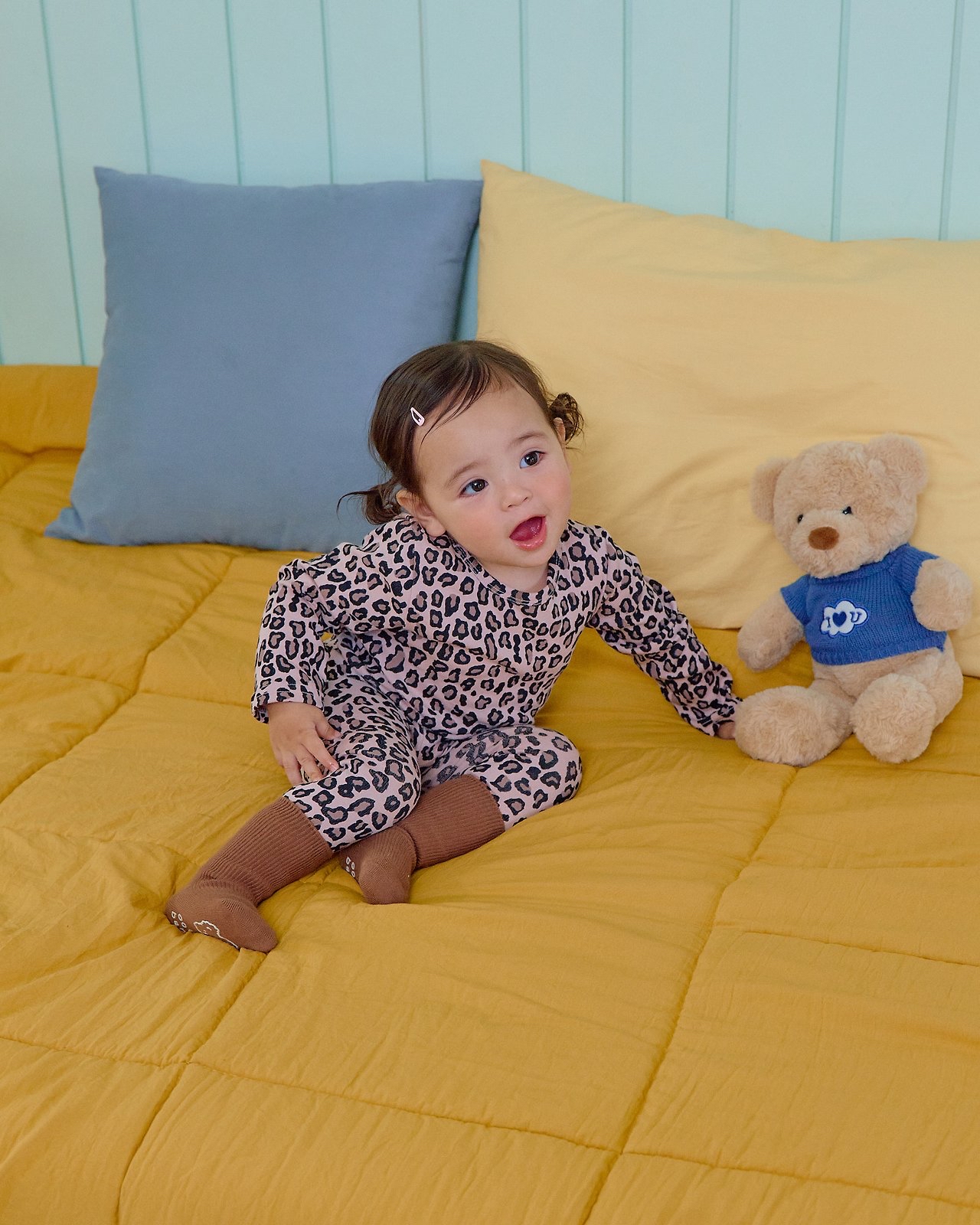 OOTT | Little Leopard Print Loungewear set