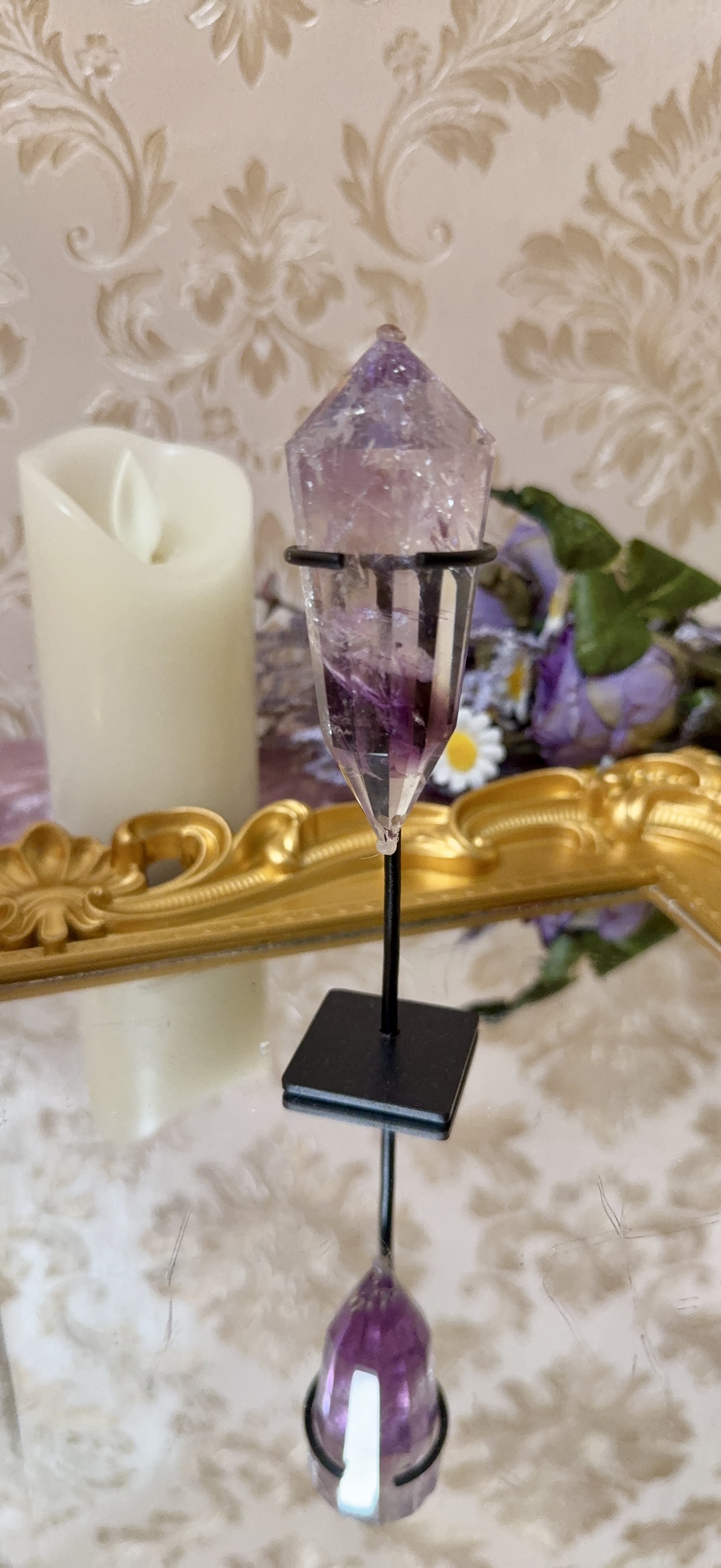 【能量權杖】巴西巴希亞 Vogel 沃格爾風格紫水晶 ‧ 雙尖療癒能量石 🔮