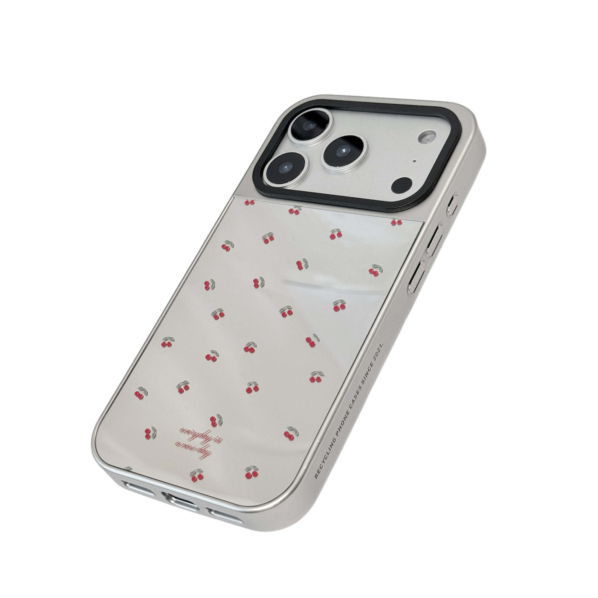 【The Ruby Reds】銀框鏡面MagSafe iPhone Case+手機支架MagSafe Phone Stand