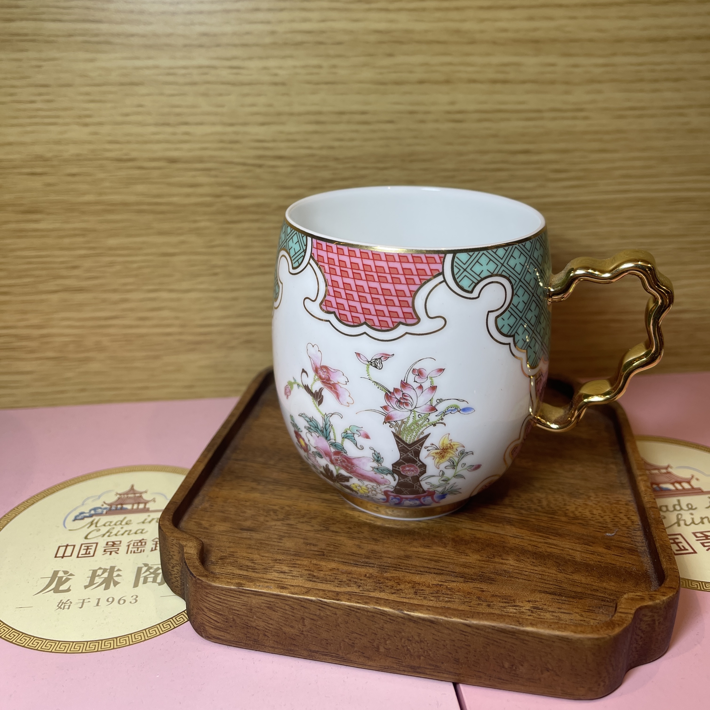 陶溪川 - 國色粉黛馬克杯(圓筒）